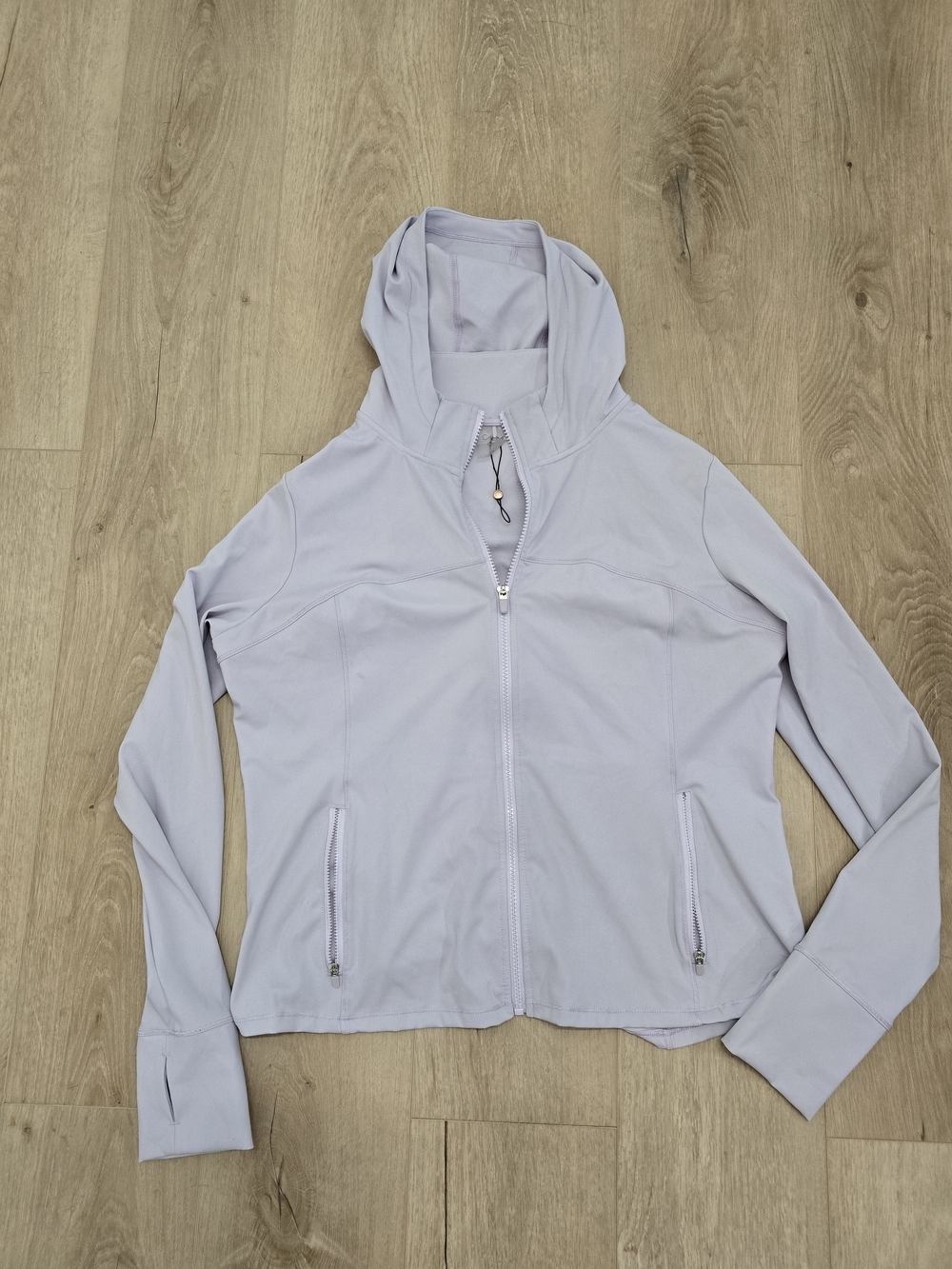 CALIA by Carrie Underwood Light Lavender Hooded Zip-Up Jacket